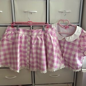 sugar thrillz gingham set